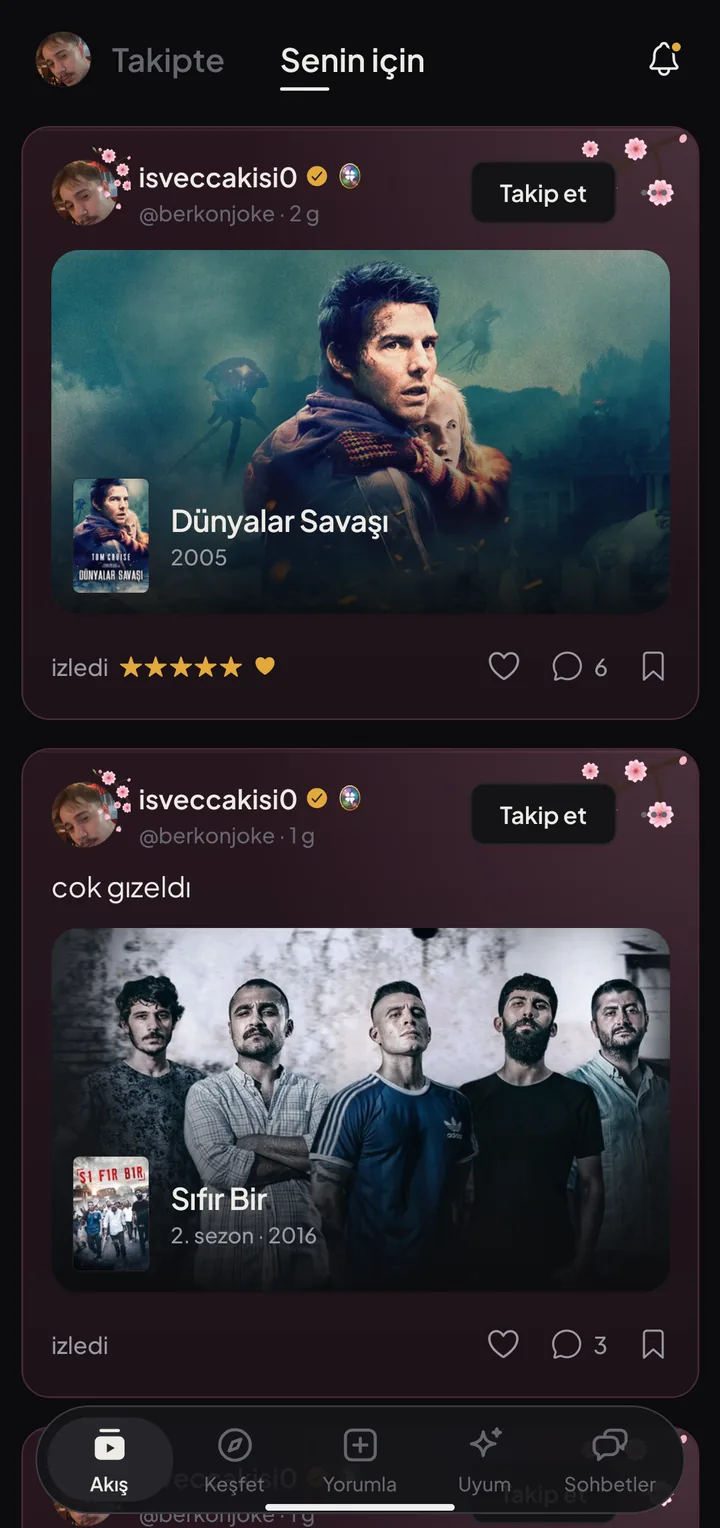 Senin için akışı